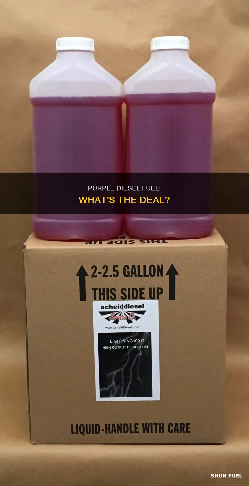 what is purple diesel fuel
