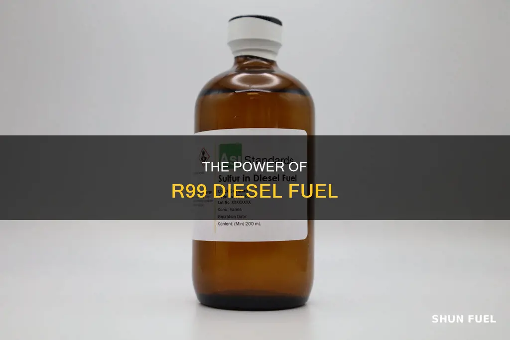 what is r99 diesel fuel