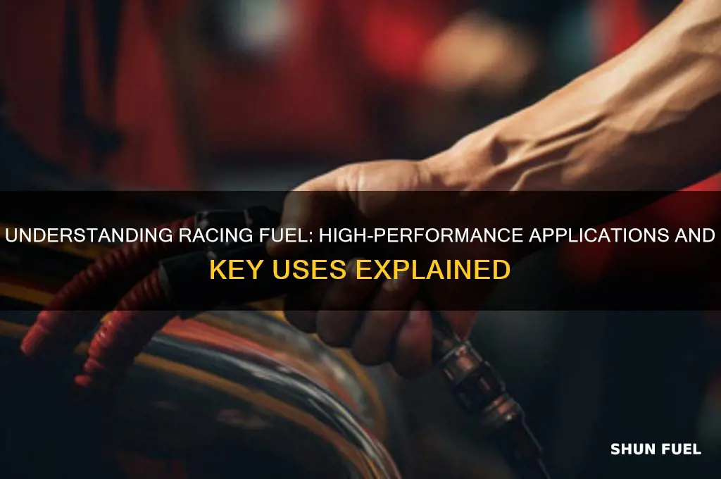 what is racing fuel used for