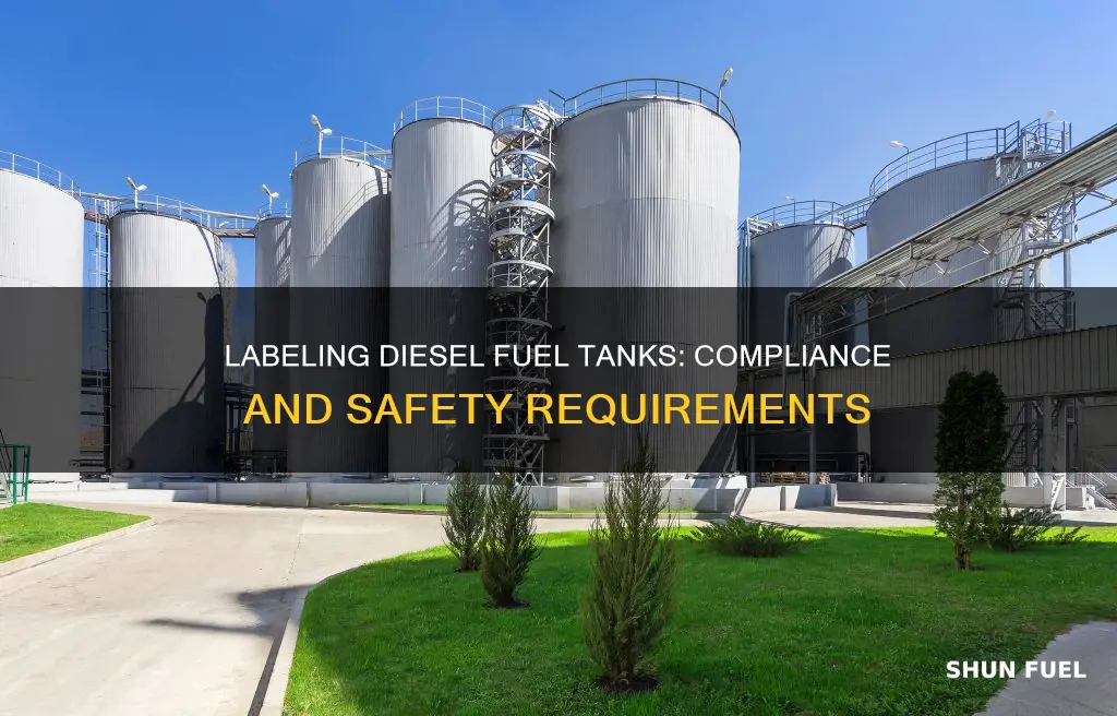 what is required for diesel fuel tank labeling