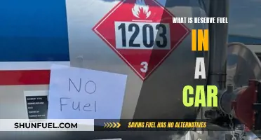 How Cars Use Reserve Fuel Efficiently