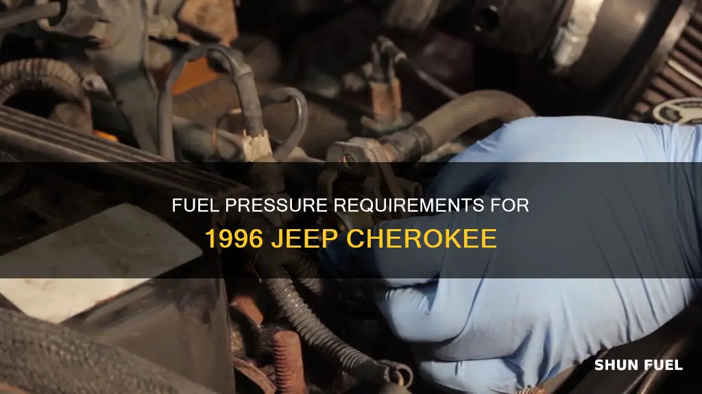 what is rhe fuel pressure for my 1996 jeep cherokee