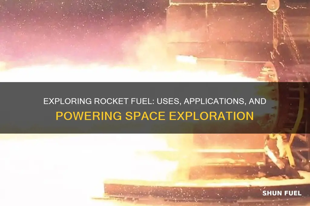 what is rocket fuel used for