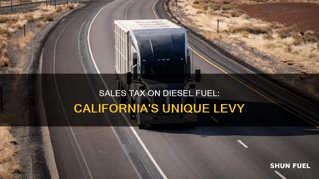 what is sales tax on diesel fuel in california