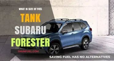 Fuel Tank Capacity for Subaru Forester Models
