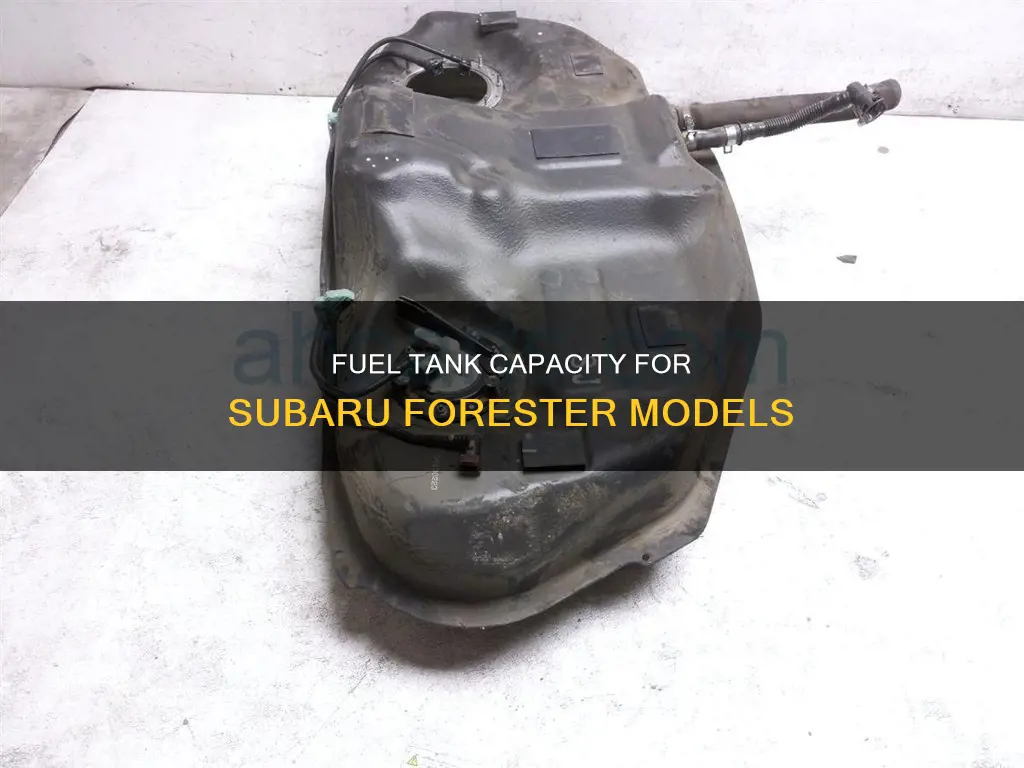 what is size of fuel tank subaru forester