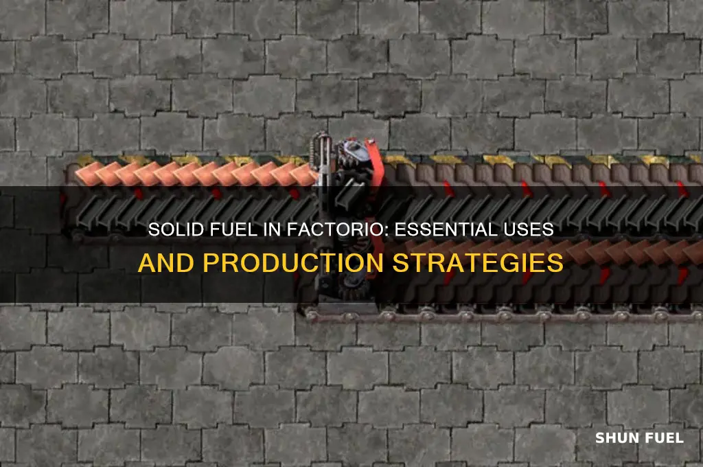 what is solid fuel used for factorio