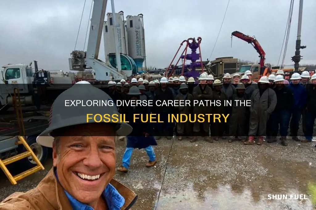 what is some careers available in fossil fuels