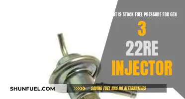 Understanding Stock Fuel Pressure for Gen 3 22RE Injectors