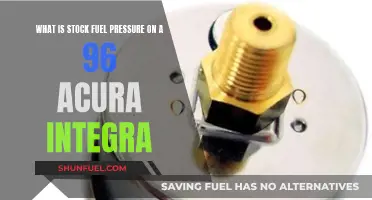 Understanding Stock Fuel Pressure in the 96 Acura Integra