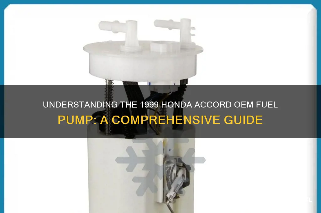 what is the 1999 honda accord oem fuel pump