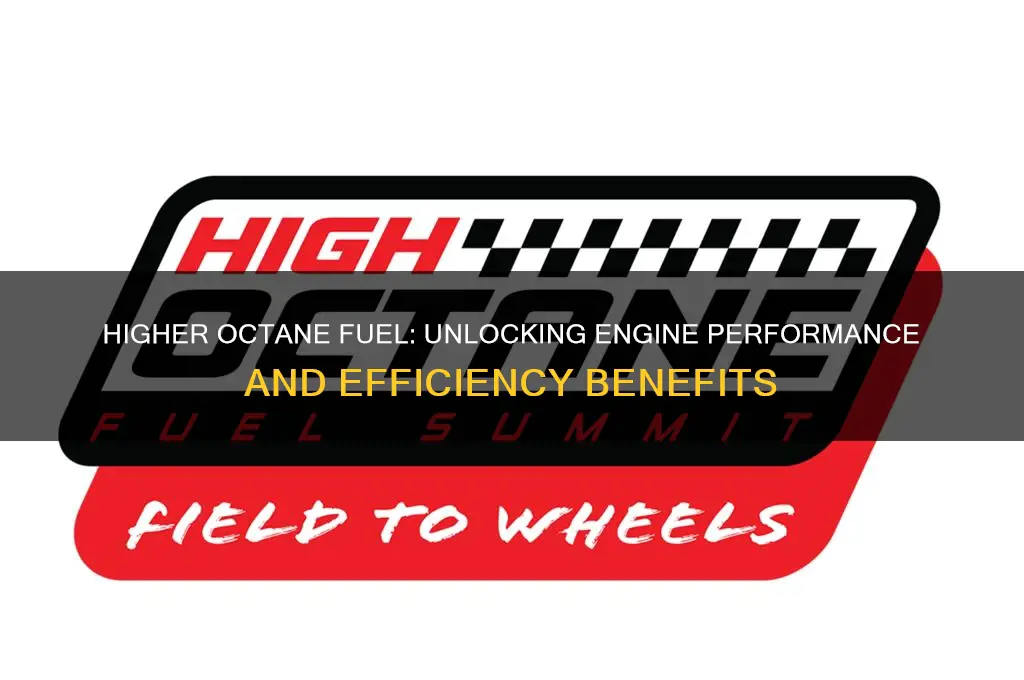 what is the advantage of using a higher octane fuel