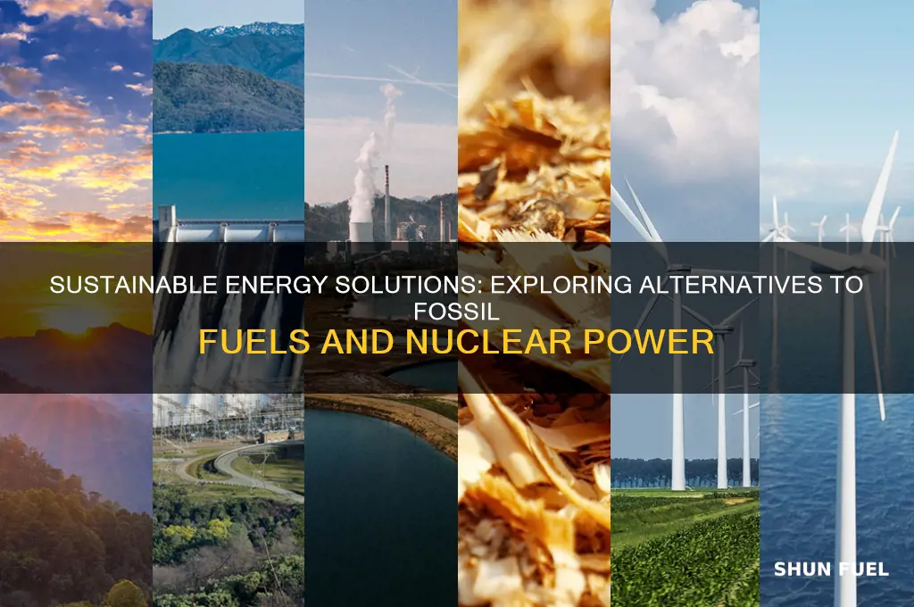 what is the alternative to fossil fuels and nuclear energy