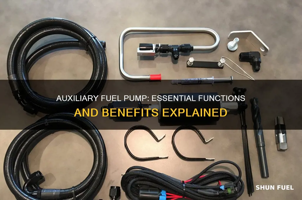 what is the auxiliary fuel pump used for