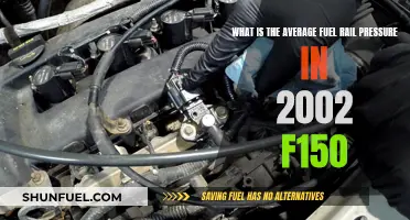 Fuel Rail Pressure in 2002 F150: Understanding the Average