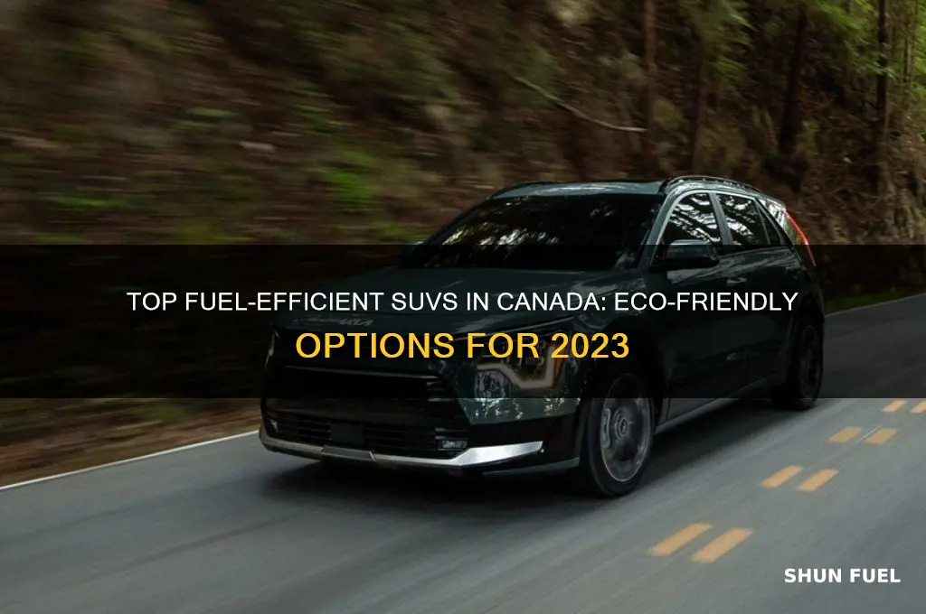 what is the best fuel efficient suv in canada