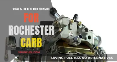 Ideal Fuel Pressure for Rochester Carb Performance