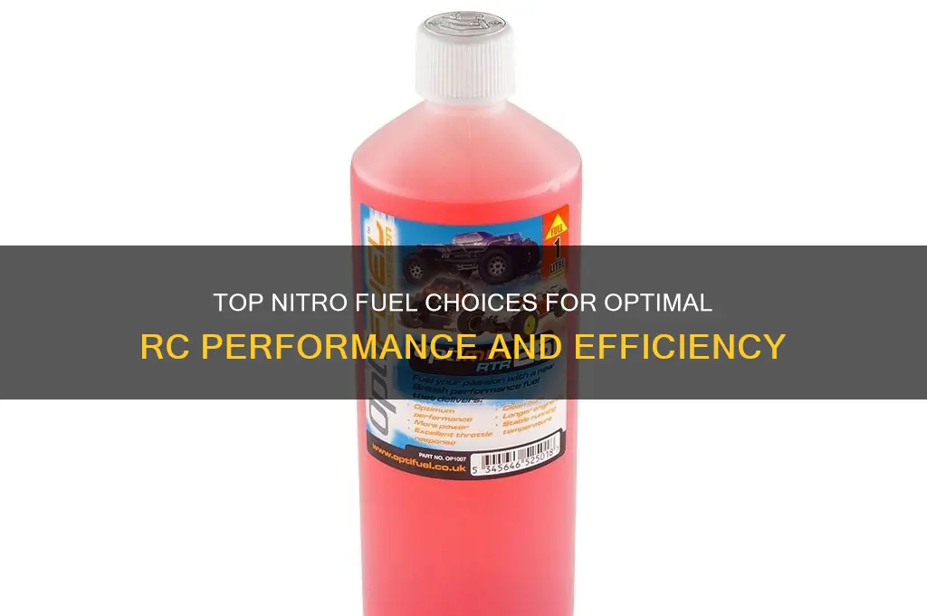 what is the best nitro fuel to use