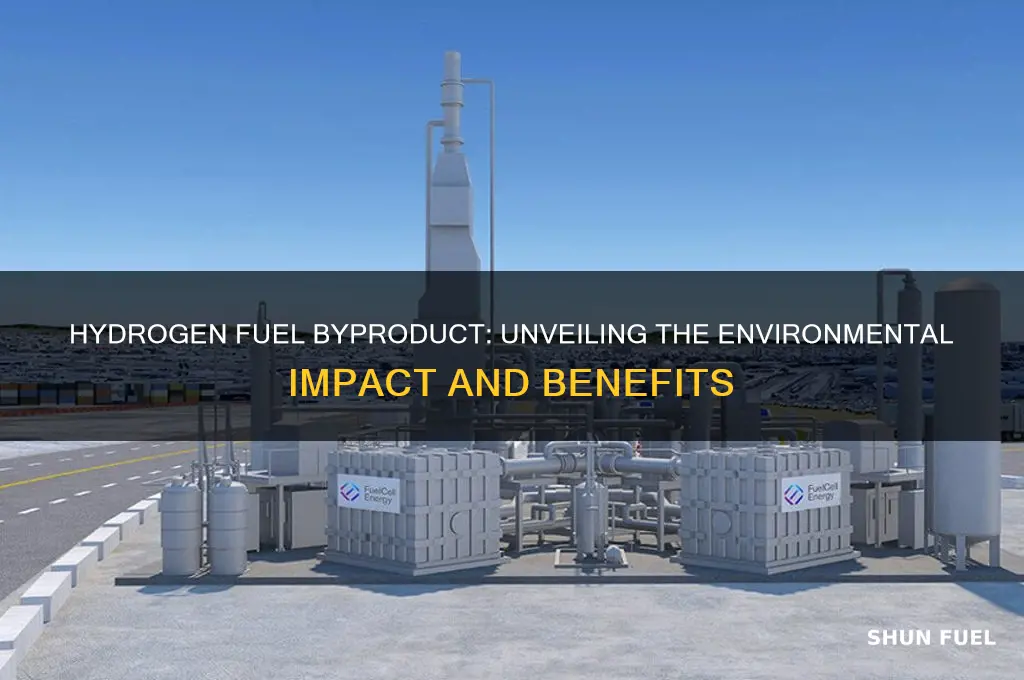what is the byproduct of using hydrogen as a fuel