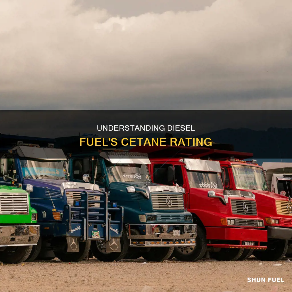 what is the cetane rating of diesel fuel