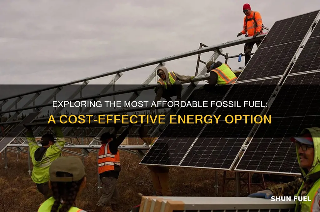 what is the cheapest fossil fuel