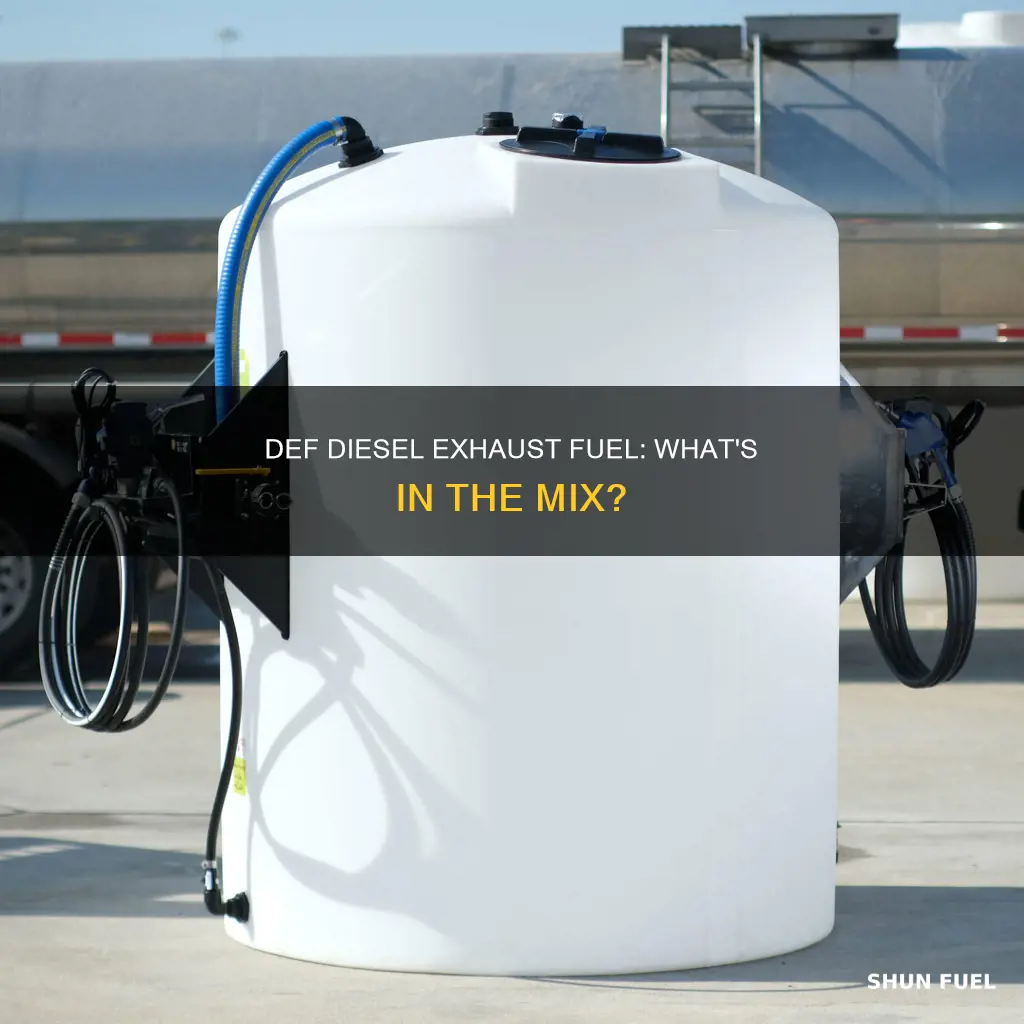 what is the content of def diesel exhaust fuel