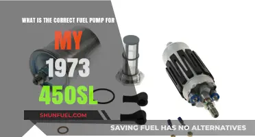 Choosing the Right Fuel Pump for Your 1973 450SL