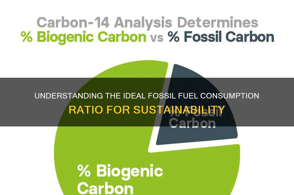what is the correct ratio of fossil fuel consumptio