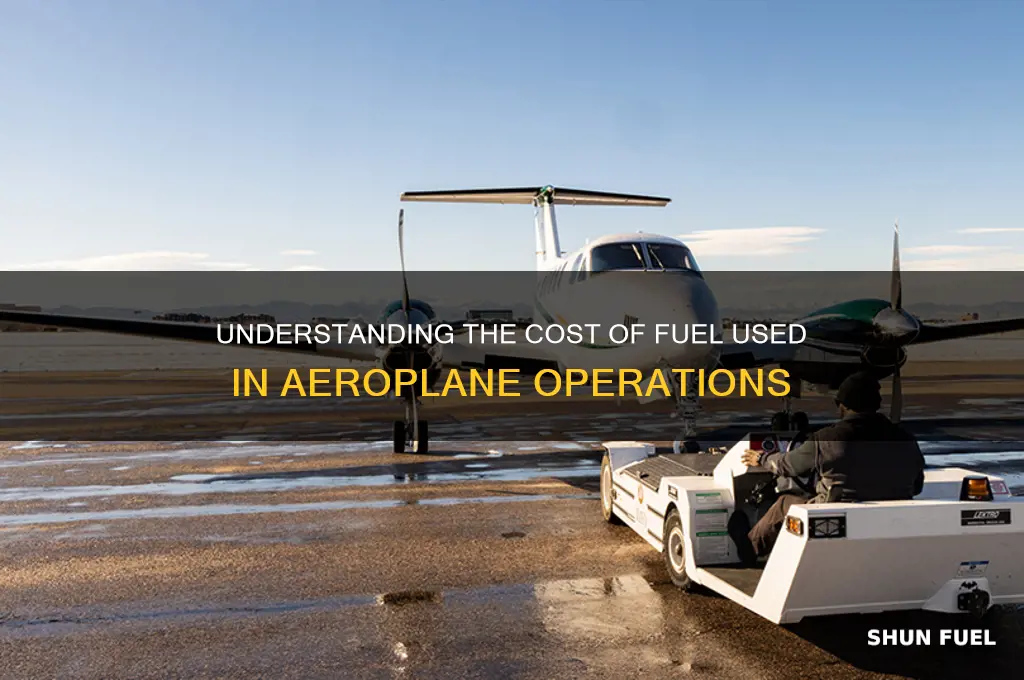 what is the cost of fuel used in aeroplane