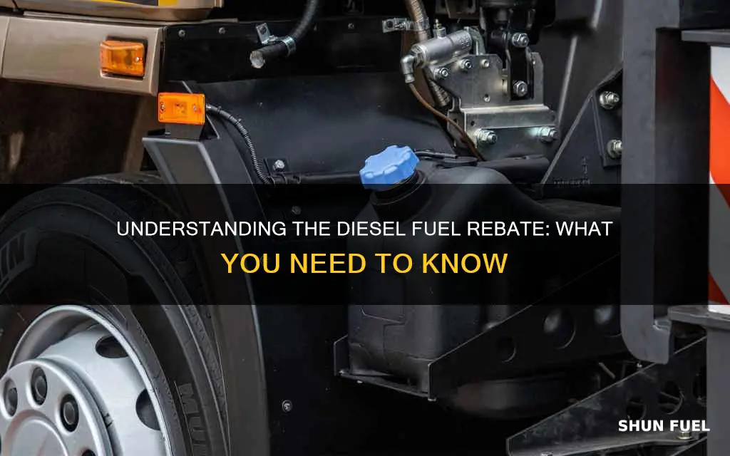 what is the diesel fuel rebate