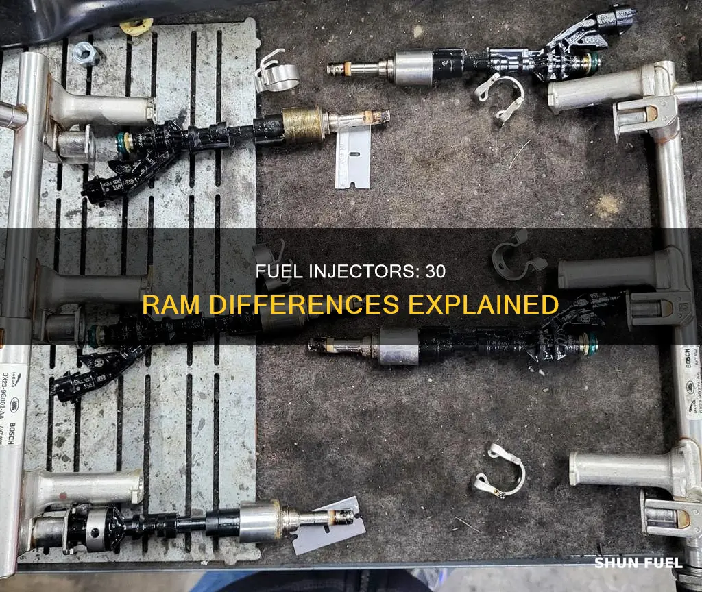 what is the difference between 30 ram fuel injectors