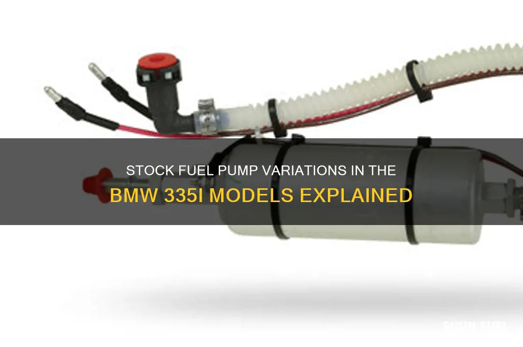 what is the difference between 335i stock fuel pump