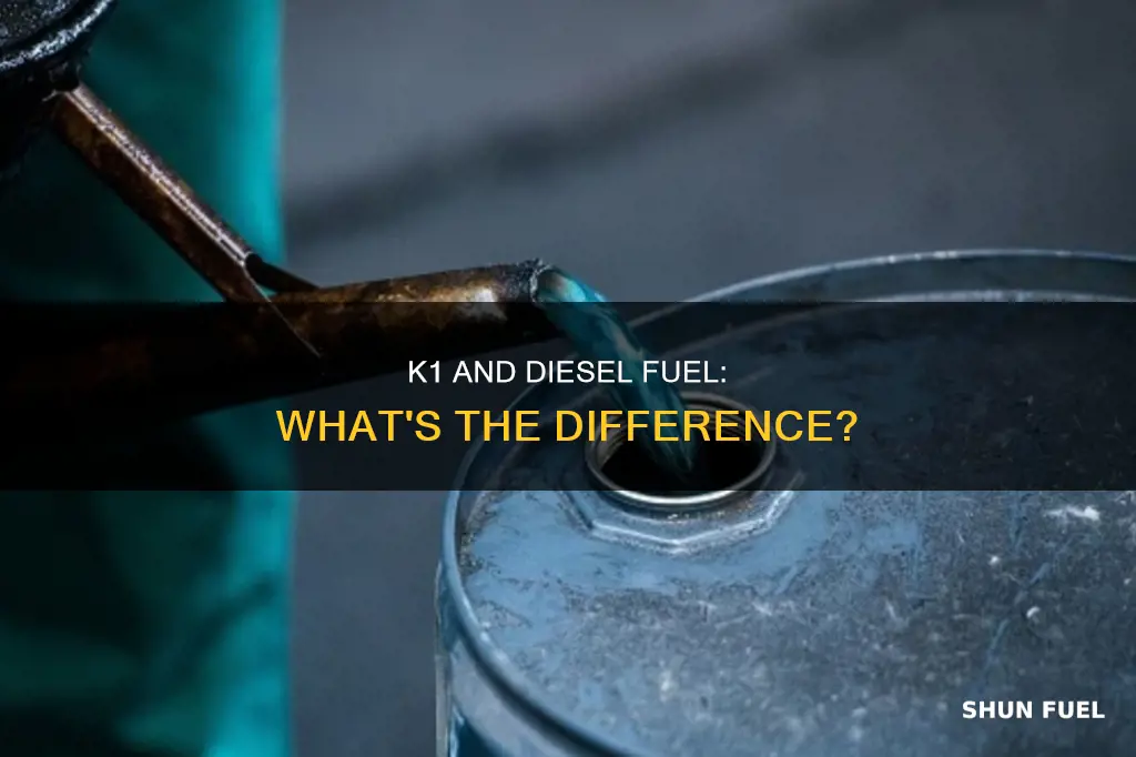 what is the difference between k1 and diesel fuel