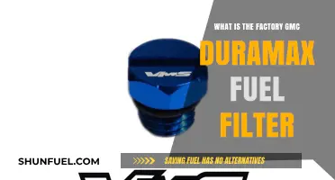GMC Duramax Fuel Filter: Factory Specifications Explained