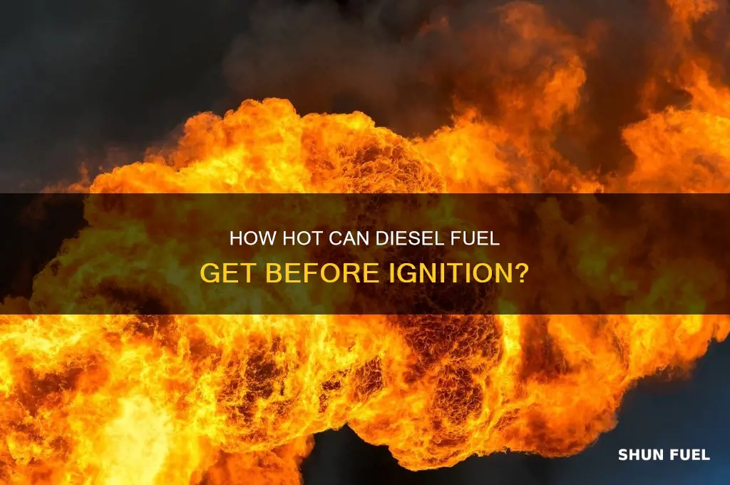 what is the fire point of diesel fuel