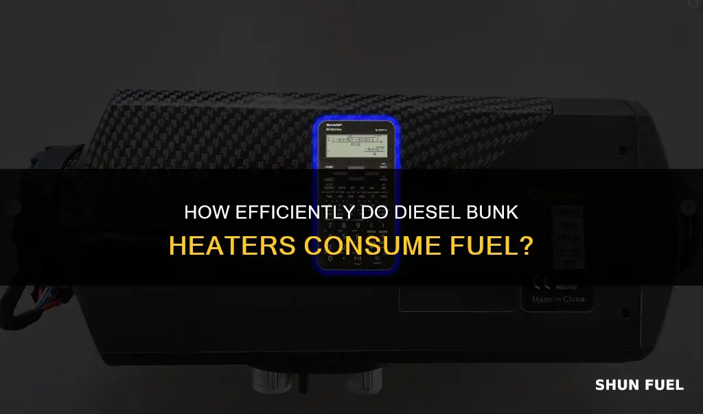 what is the fuel consumption of a diesel bunk heater