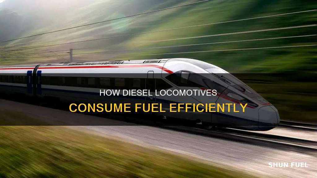 what is the fuel consumption of a diesel locomotive