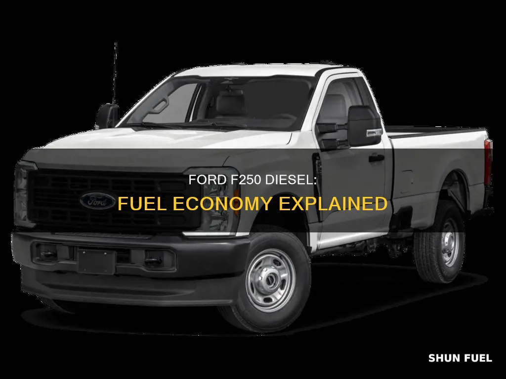 what is the fuel economy of a ford f250 diesel