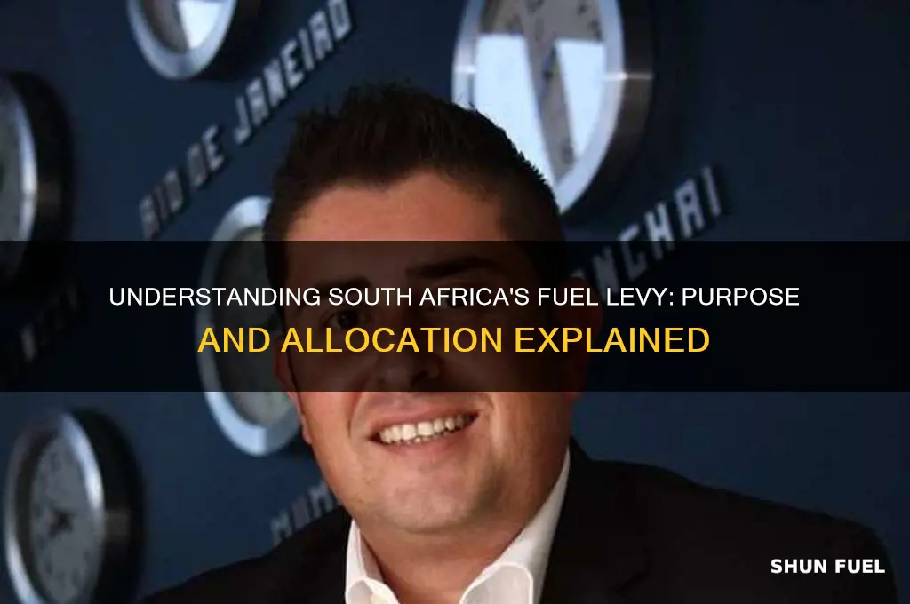 what is the fuel levy used for in south africa