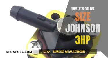 Fuel Line Size for Your Johnson 3HP Engine