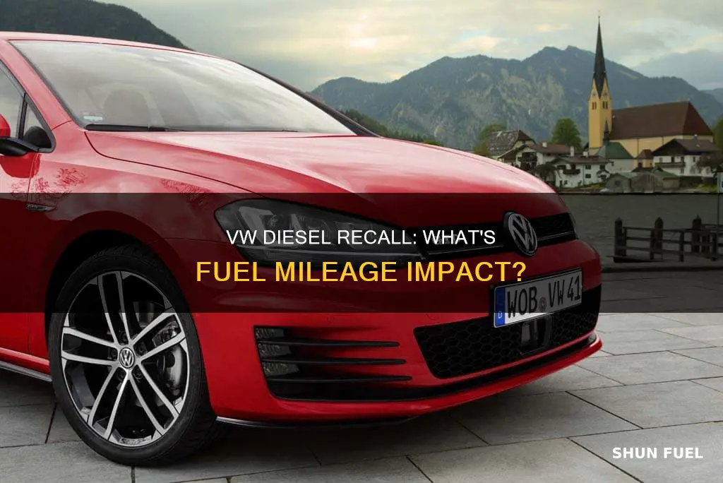 what is the fuel miledge for recalled vw diesel