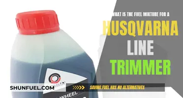 Husqvarna Line Trimmer: Fuel Mixture Requirements and Ratios