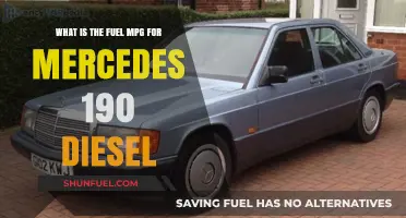 Mercedes 190 Diesel: Impressive Fuel Efficiency and MPG