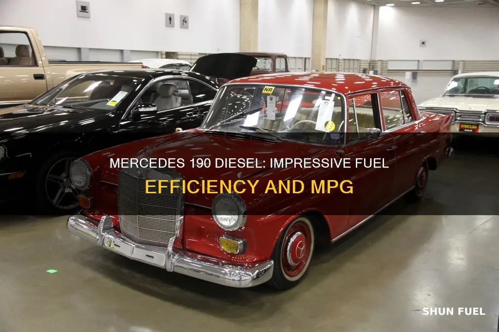 what is the fuel mpg for mercedes 190 diesel
