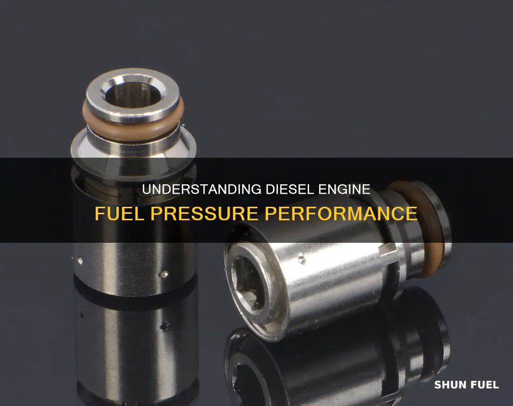 what is the fuel pressure in a diesel engine