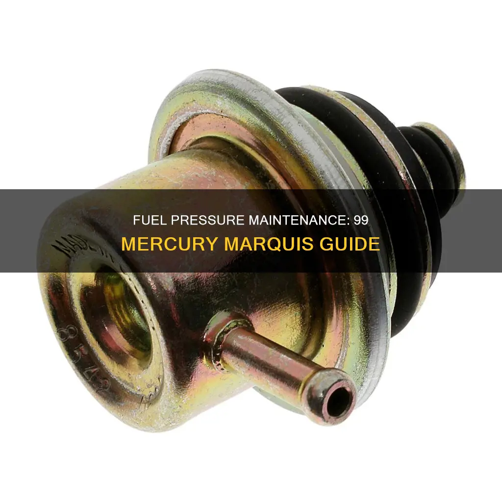 what is the fuel pressure on 99 mercury marquis