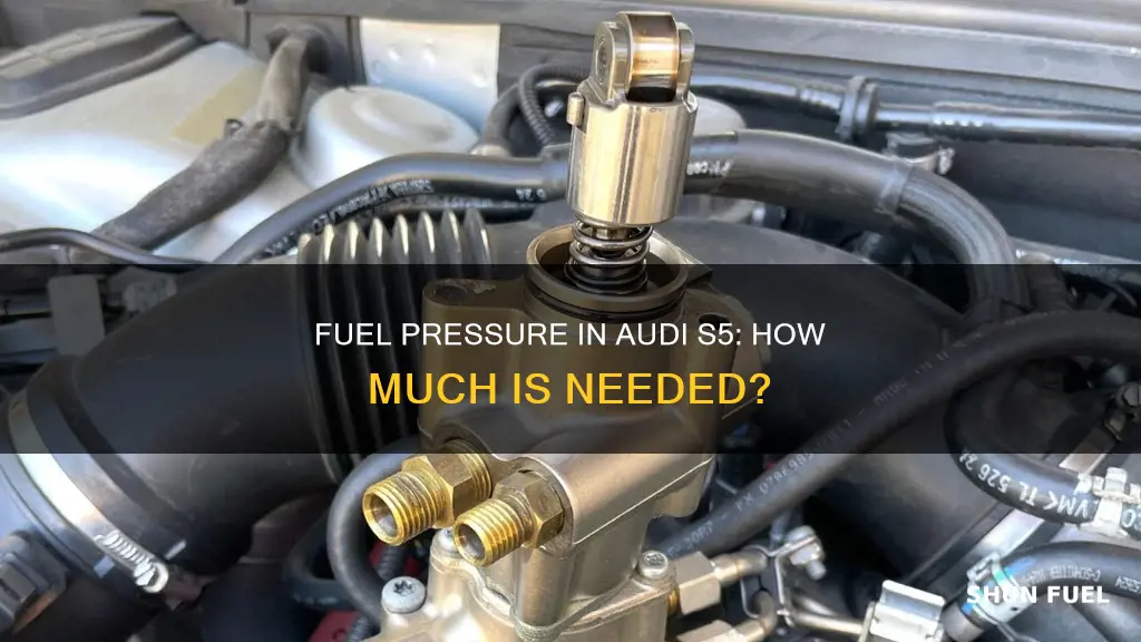 what is the fuel pressure on a audi s5