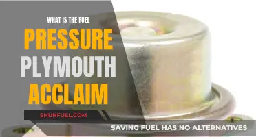 Fuel Pressure Fundamentals for the Plymouth Acclaim