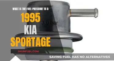 Fuel Pressure Requirements for a 1995 Kia Sportage