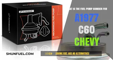 Finding the Correct Fuel Pump Number for a 1977 Chevy C60
